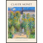 Plakat Claude Monet - The Artist Garden at Vetheuil