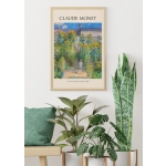Plakat Claude Monet - The Artist Garden at Vetheuil